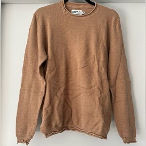 Wellen | Recycled Cotton Headlands Rollneck Sweater | Camel | L